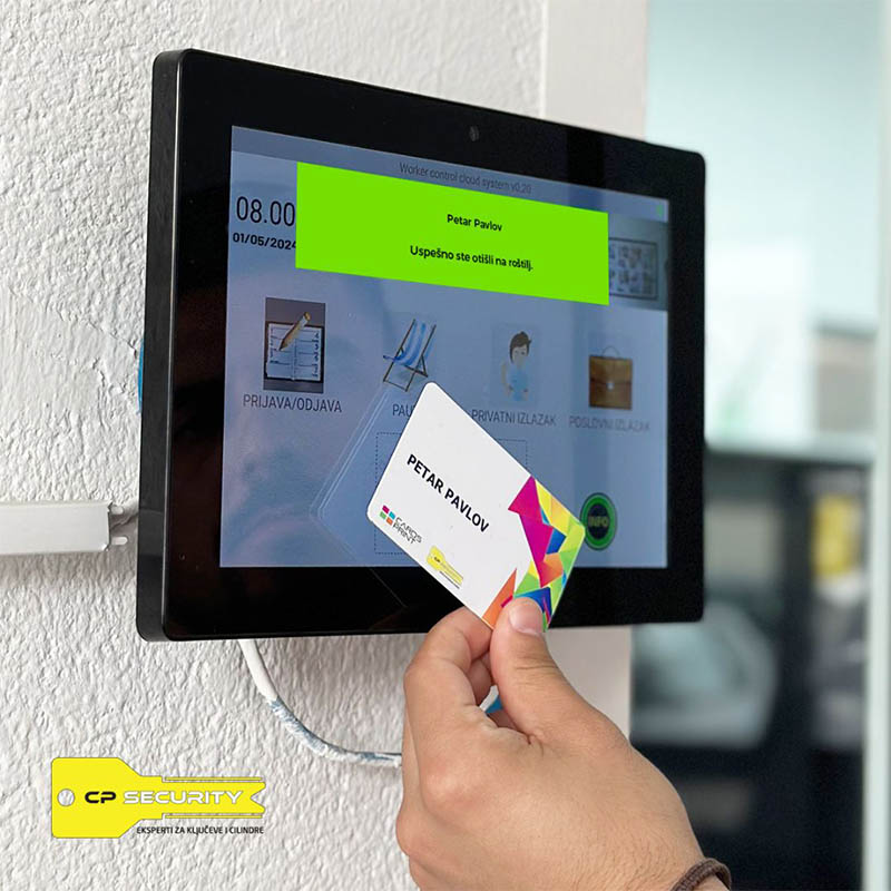 evidencija radnog vremena tablet