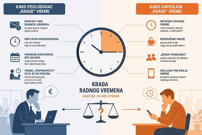 oblici krađe radnog vremena